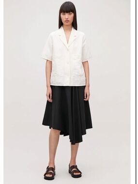 COS asymmetrical hem skirt